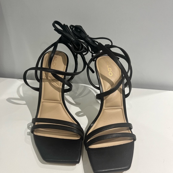 Aldo Strappy Open Toe Heels - Picture 3 of 3